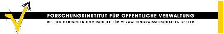 Forschungsinstitut fuer oeffentliche Verwaltung Speyer